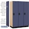 Salsbury Industries 1 Tier Designer Locker, 54"Wx76"Hx21"D, 3 Door, Blue 18-21361BLU - alternate 7